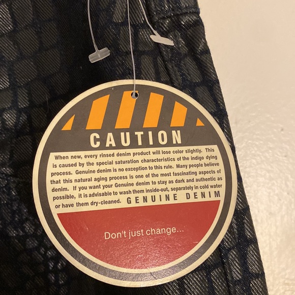 R.V.T. Jeans snakeskin new - Picture 5 of 9